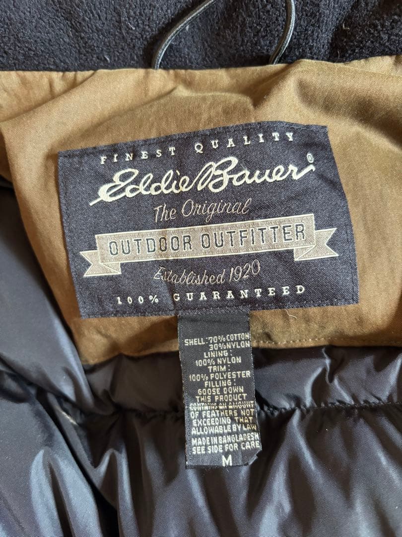 Eddie Bauer フィッシング ダウンベスト M 実寸L 00s 名作