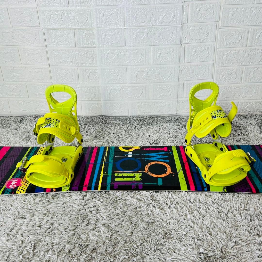 初心者おすすめ TWO b ONE レディース スノーボード セット 140cm