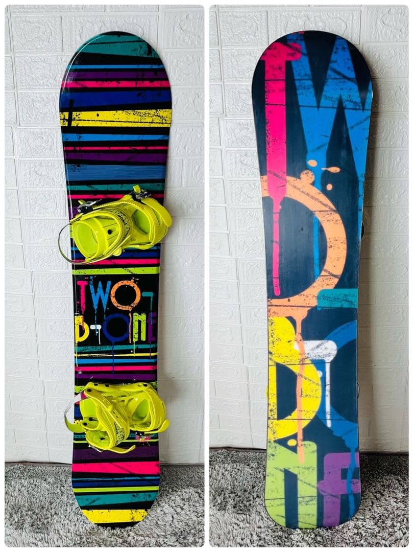 初心者おすすめ TWO b ONE レディース スノーボード セット 140cm