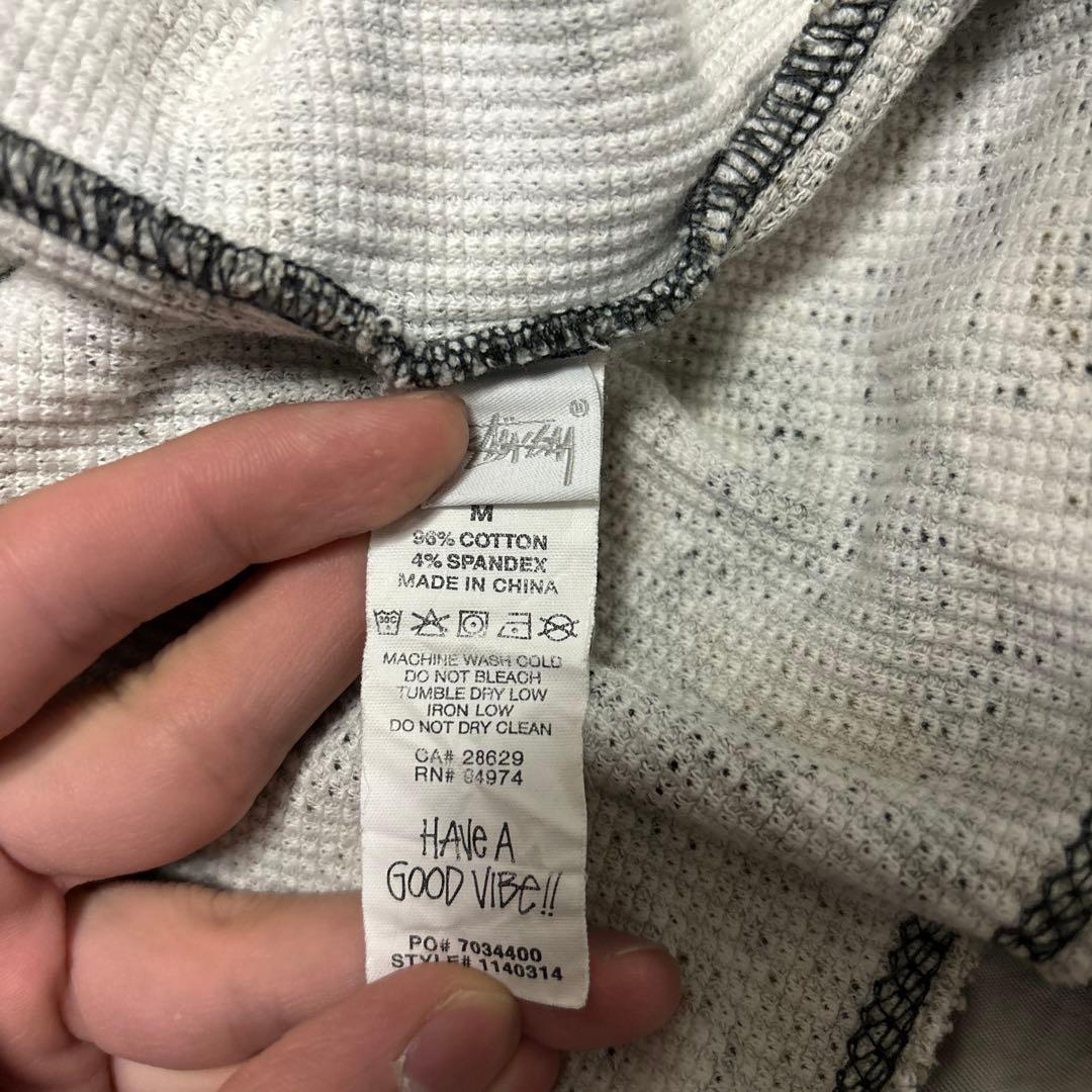 Stussy カモフラージュ サーマルロンT