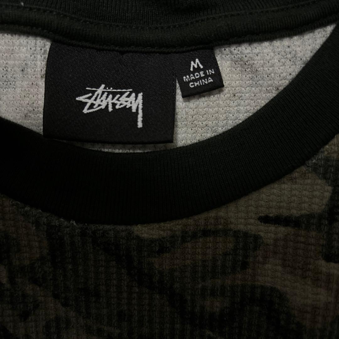 Stussy カモフラージュ サーマルロンT