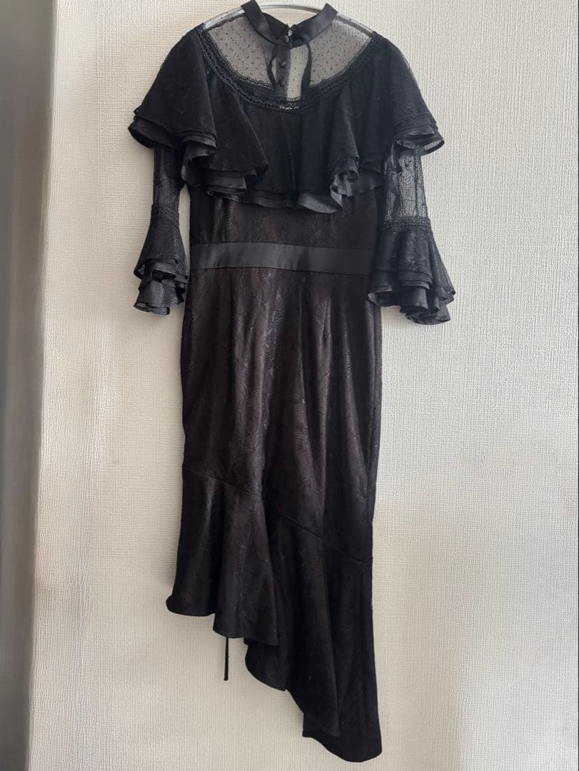 オケージョンドレス ワンピース 黒