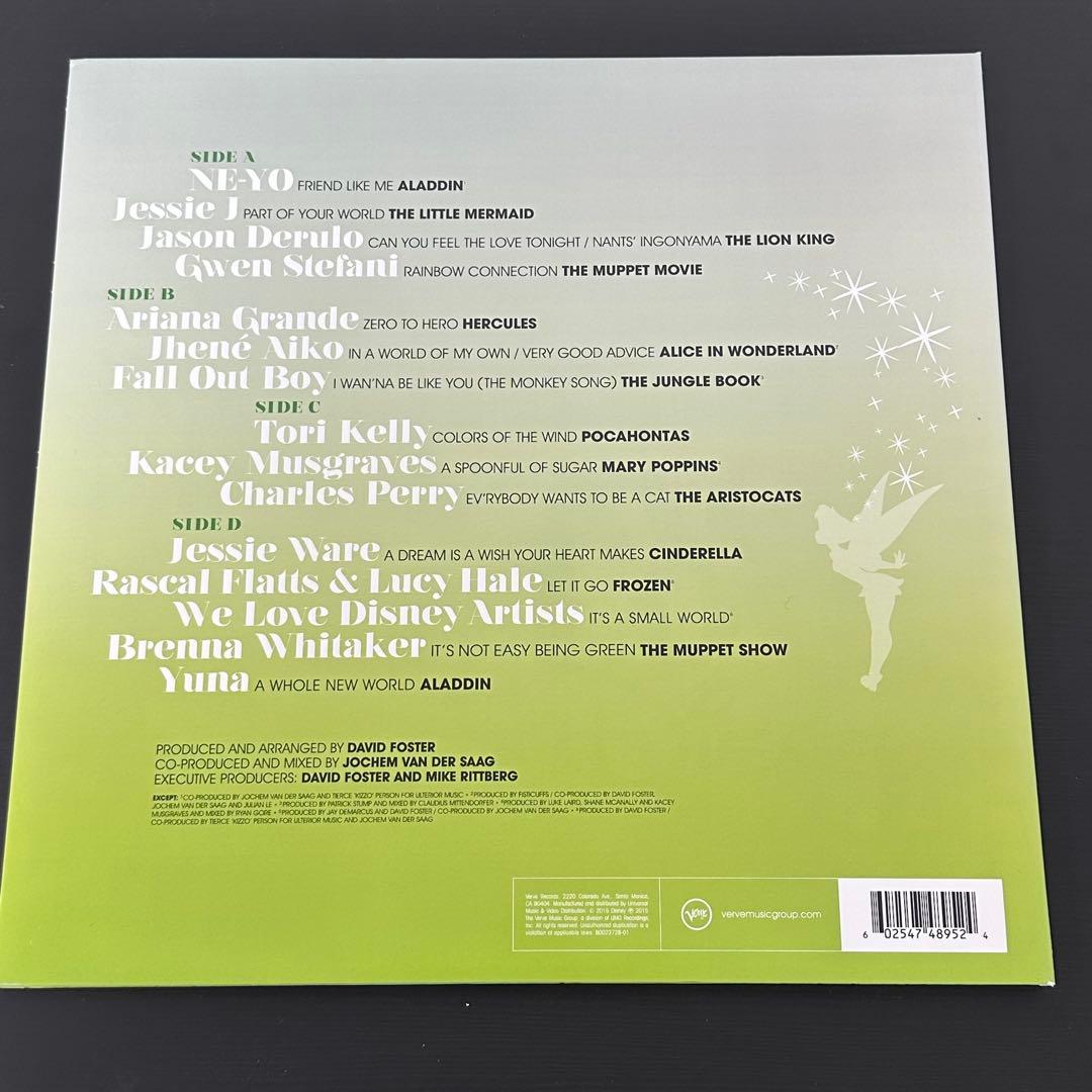 ディズニー　We Love Disney レコード　LP カラー盤