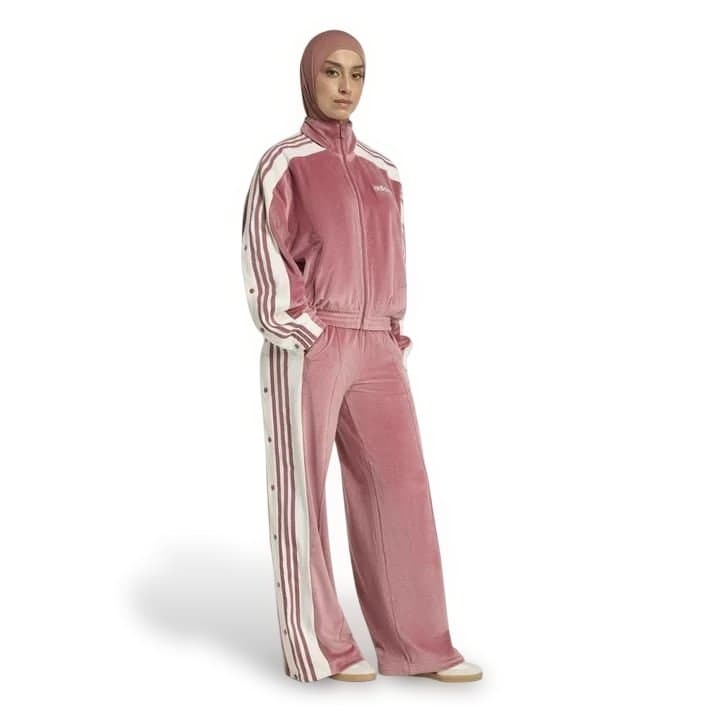 (新品)adidas W ADIBREAK VELOUR TT Mサイズ　ピンク