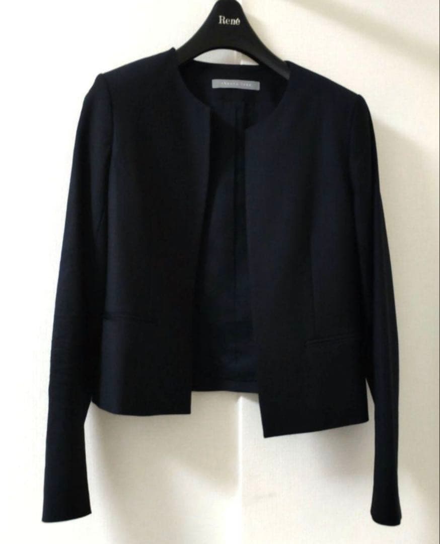 【値下げ中】セオリーリュクス　セットアップスーツ　ネイビー36