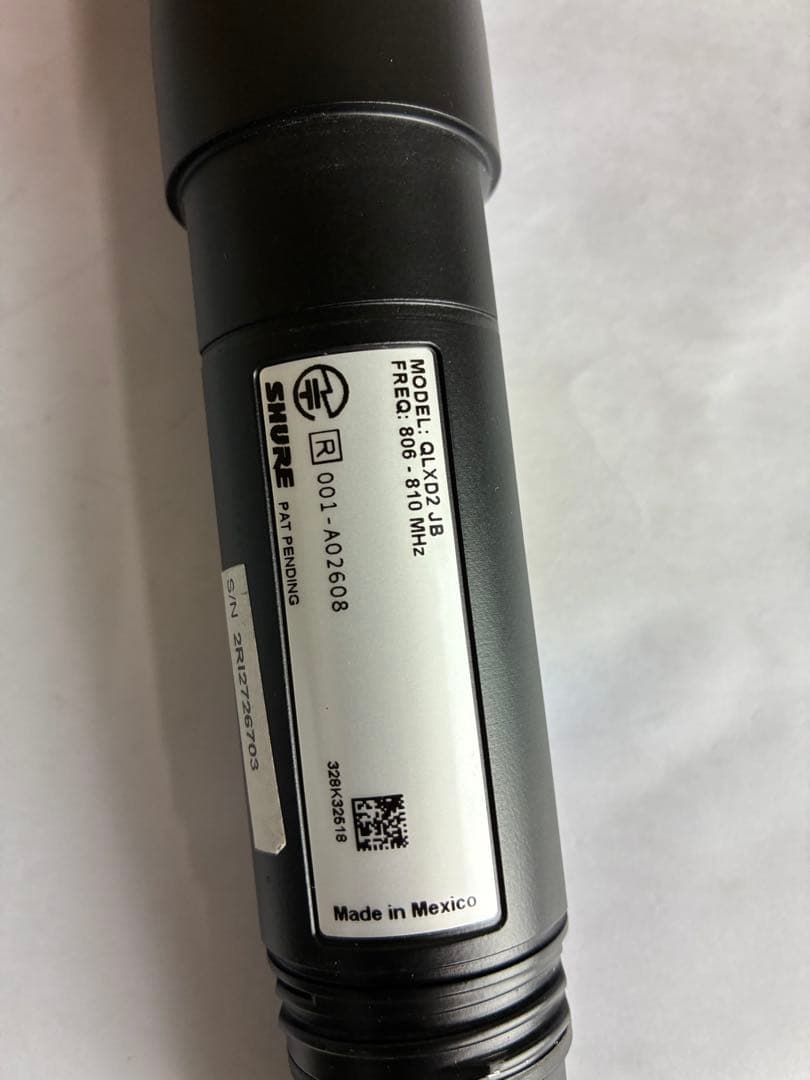 SHURE QLXD2/SM58-JB SHURE ワイヤレスマイク