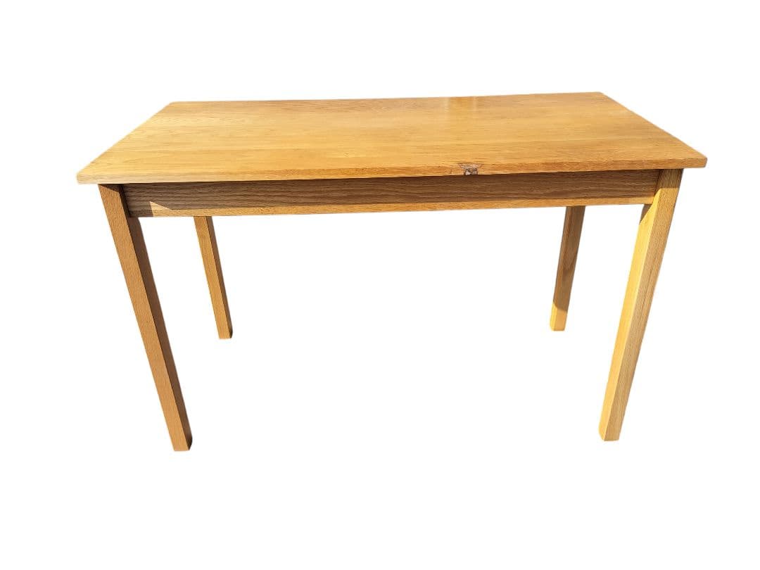 無印良品 学習机 引き出し 木製デスク 廃盤品　オーク材　幅110cm