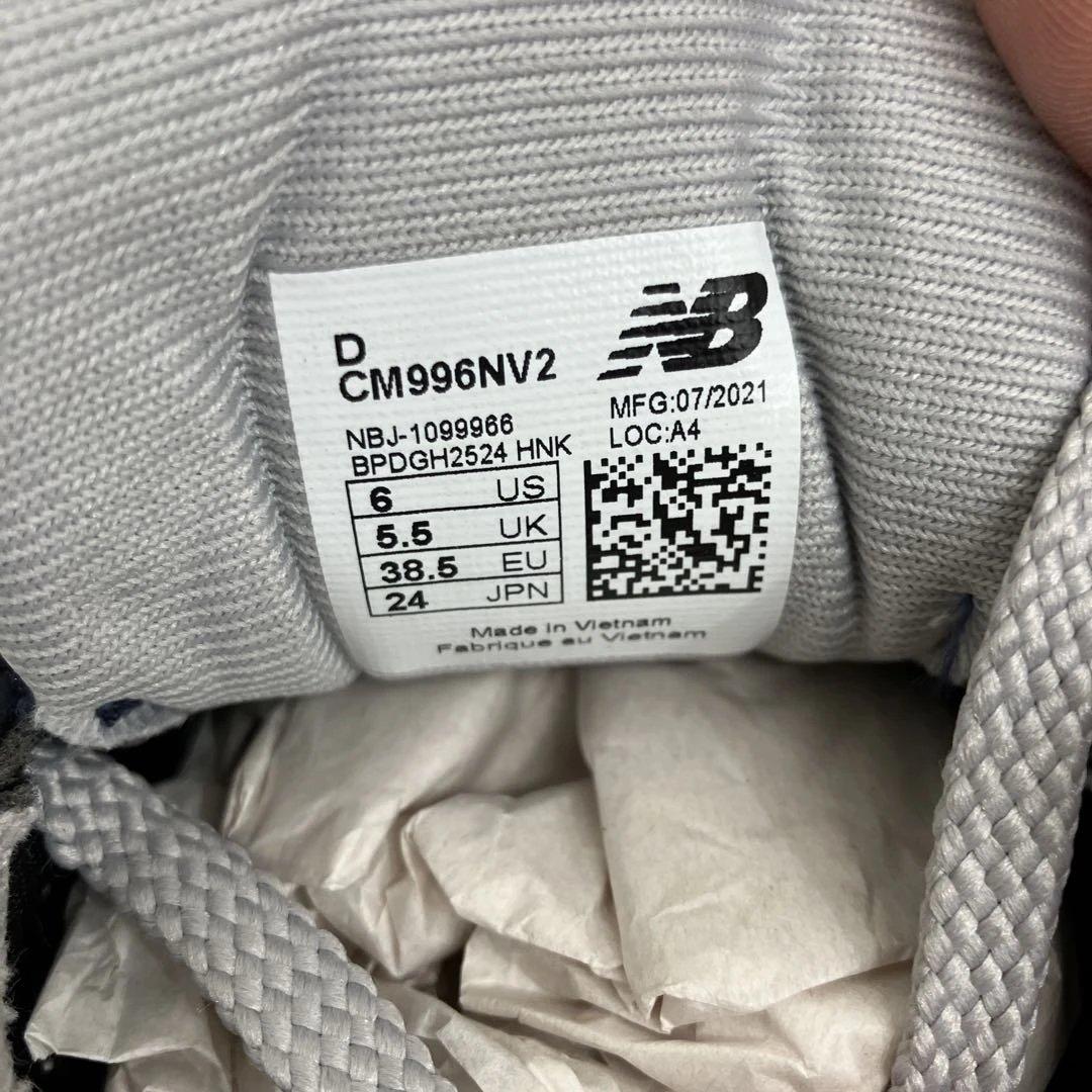 未使用 New Balance 996 CM996NV2 ネイビー 24㎝