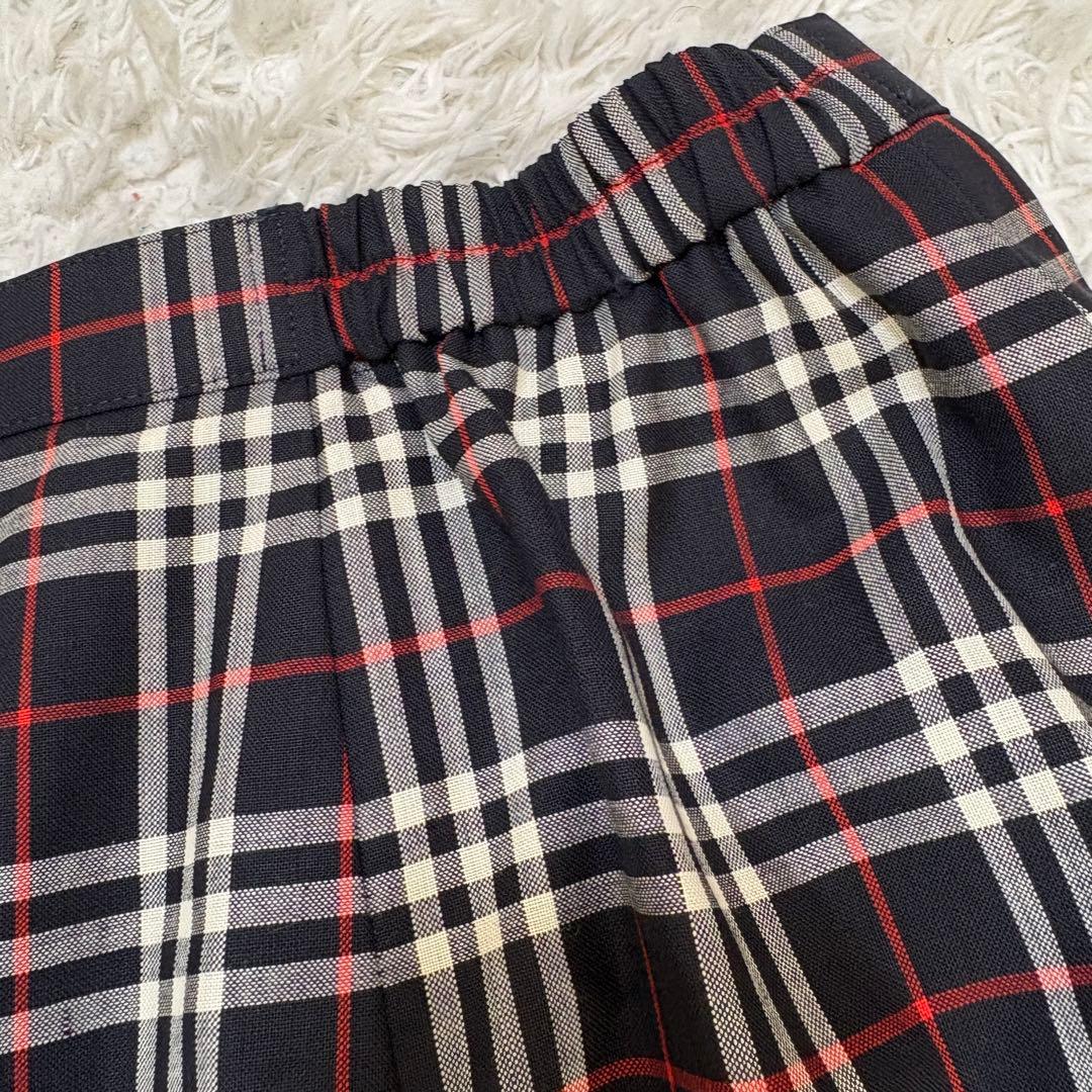 【希少✨美品】バーバリーズ ノバチェック キュロット 巻きスカート風 17号