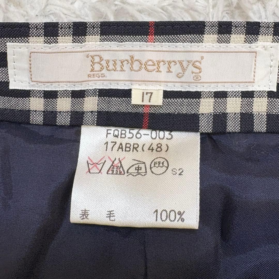 【希少✨美品】バーバリーズ ノバチェック キュロット 巻きスカート風 17号
