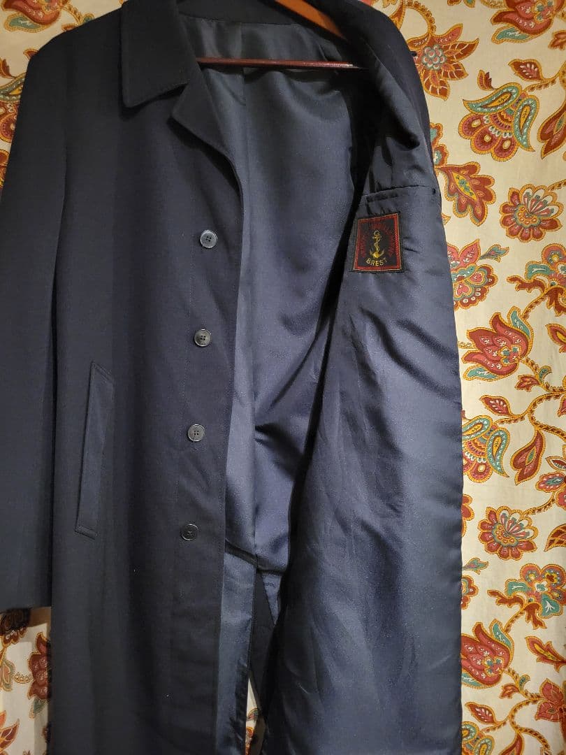 【専用】フランス海軍 ミリタリーコート ネイビー ユーロ ヴィンテージ