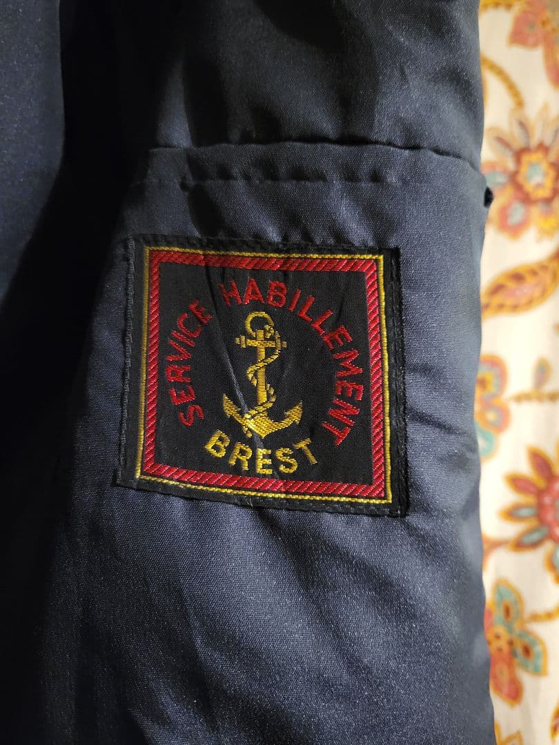 【専用】フランス海軍 ミリタリーコート ネイビー ユーロ ヴィンテージ