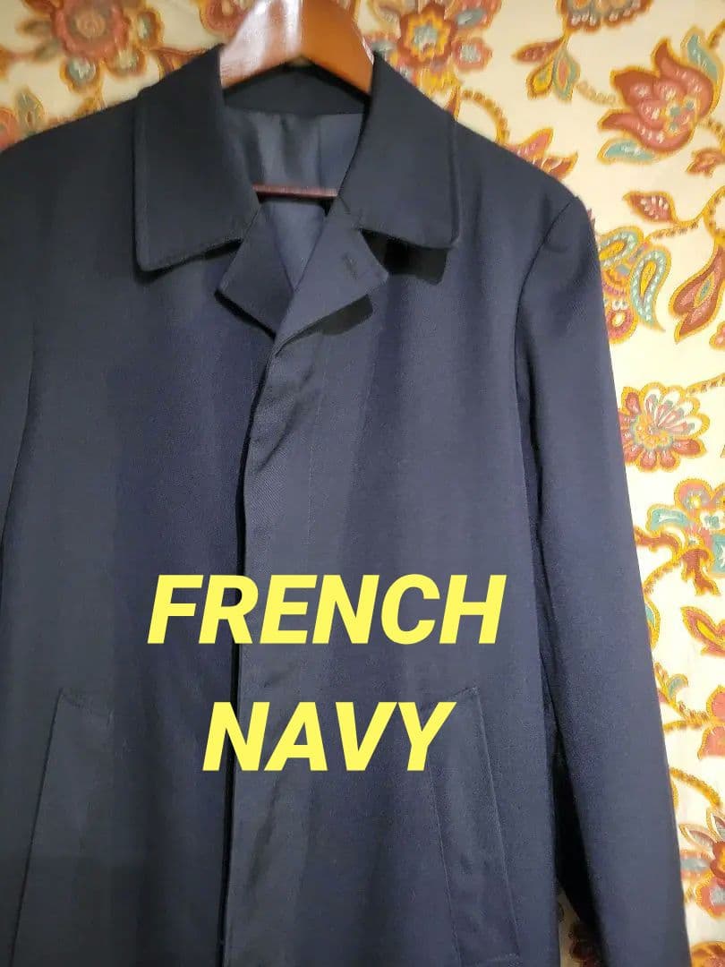 【専用】フランス海軍 ミリタリーコート ネイビー ユーロ ヴィンテージ