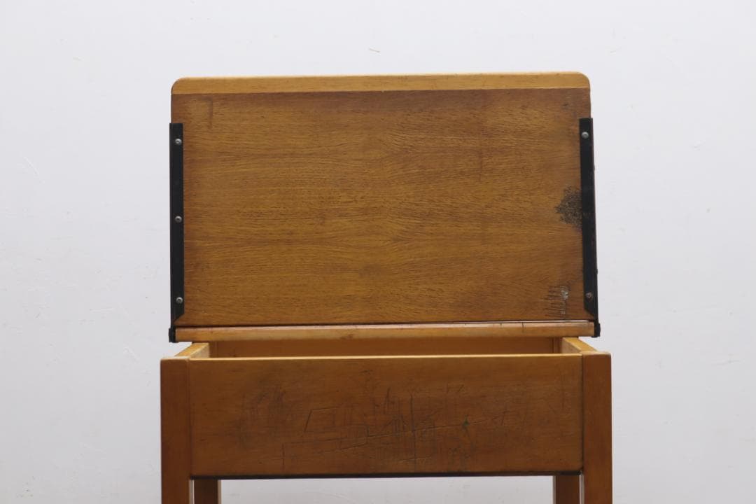 英国 イギリス ヴィンテージ スクールデスク 机 コンソール 作業台 飾り台