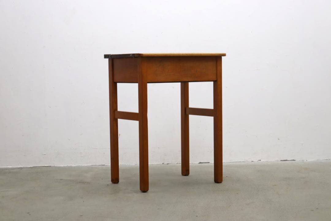 英国 イギリス ヴィンテージ スクールデスク 机 コンソール 作業台 飾り台