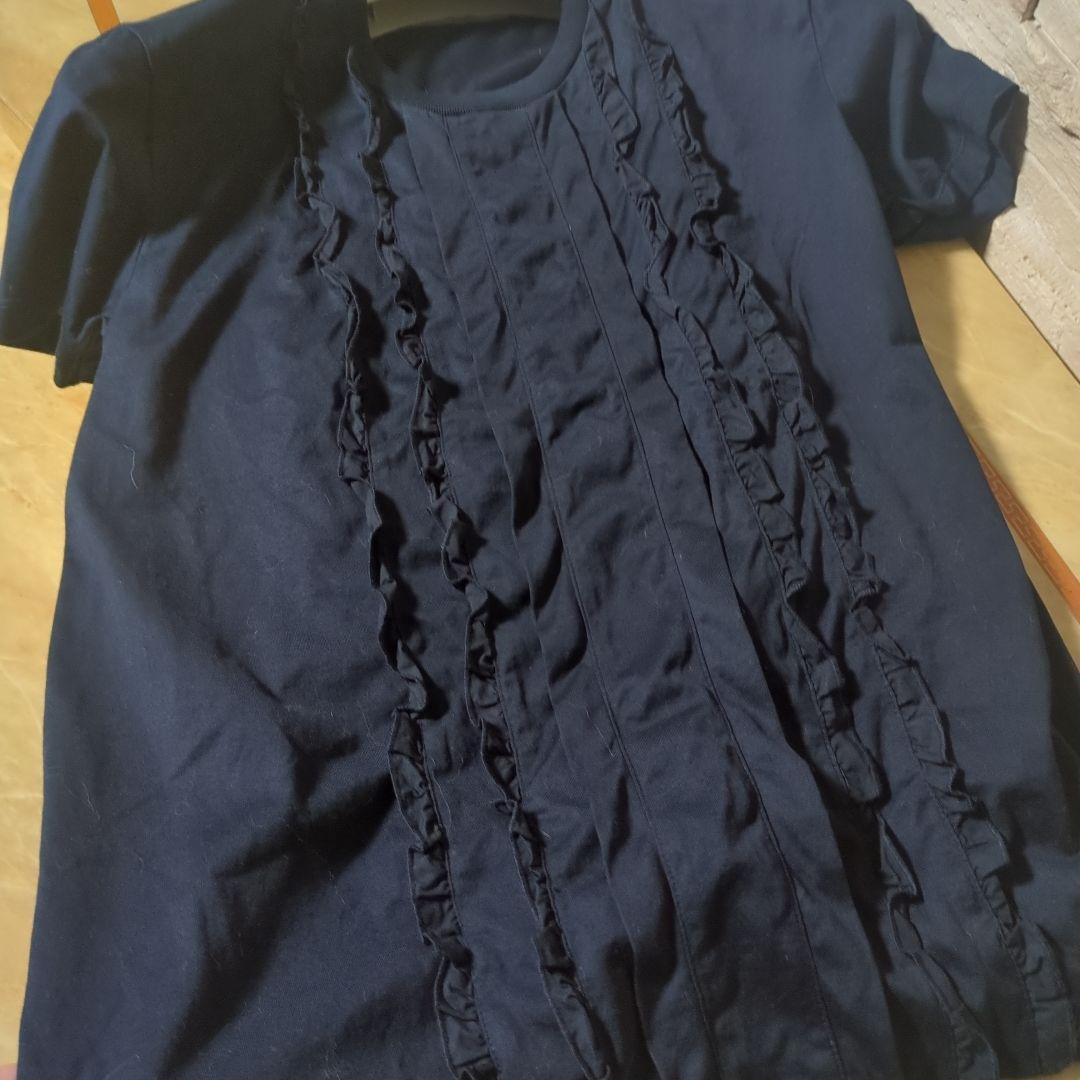 美品♡PRADAフリル付き半袖Tシャツ