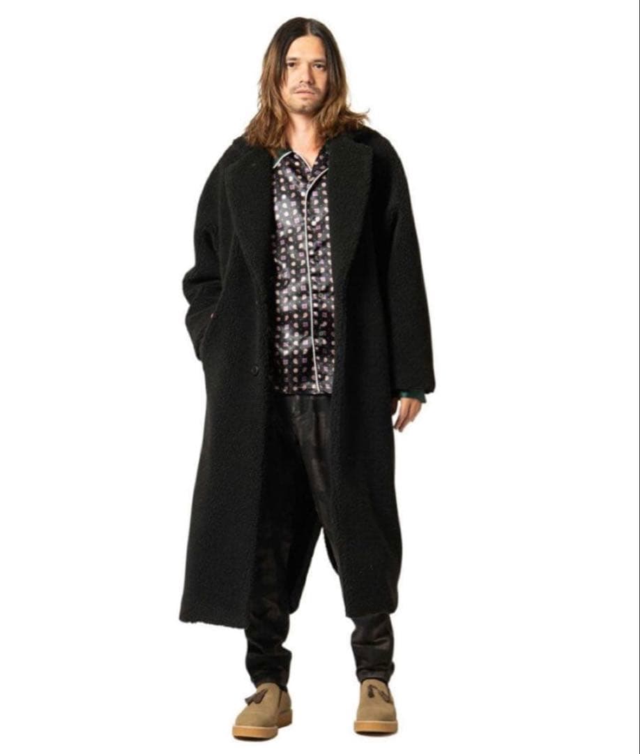 美品 glamb グラム ボアロングコート 定価4万円