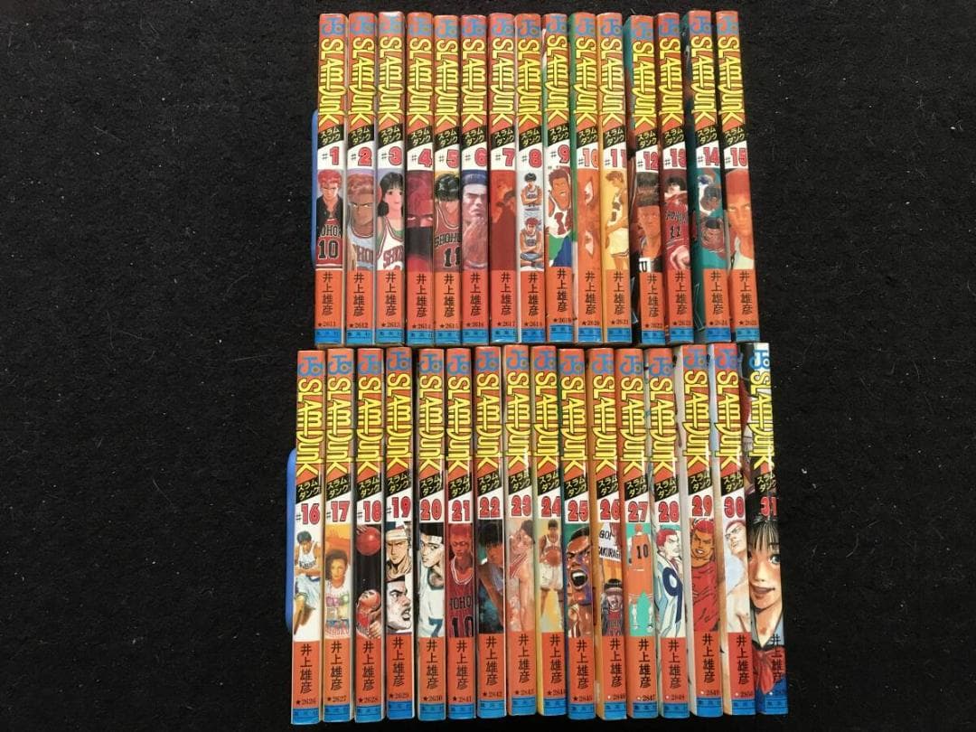 スラムダンク(全31巻)井上雄彦/全初版+全巻コミックスニュース付/JC