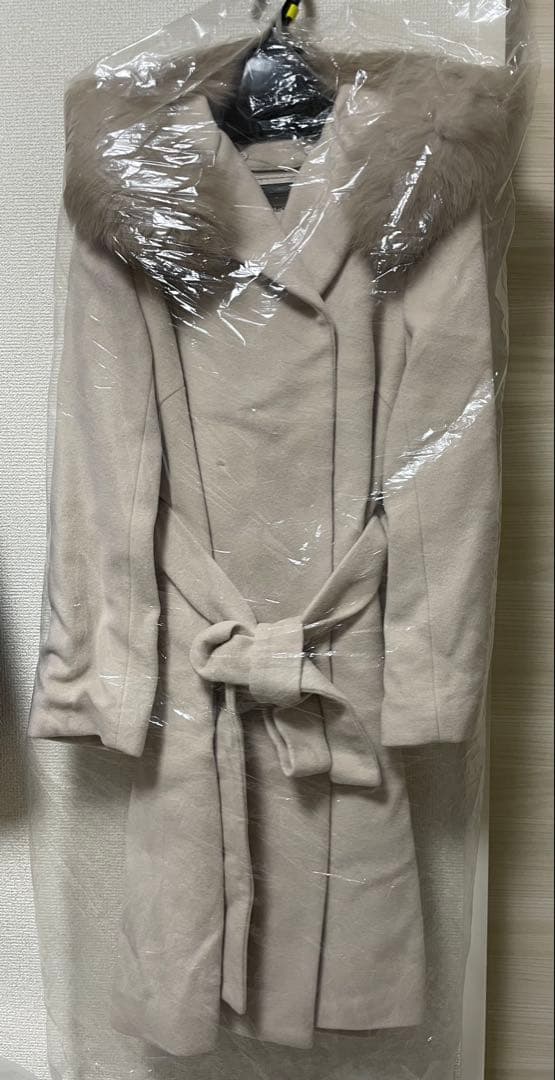 【新品未使用】アプワイザーリッシェ ファーコート ピンクベージュ 1 S