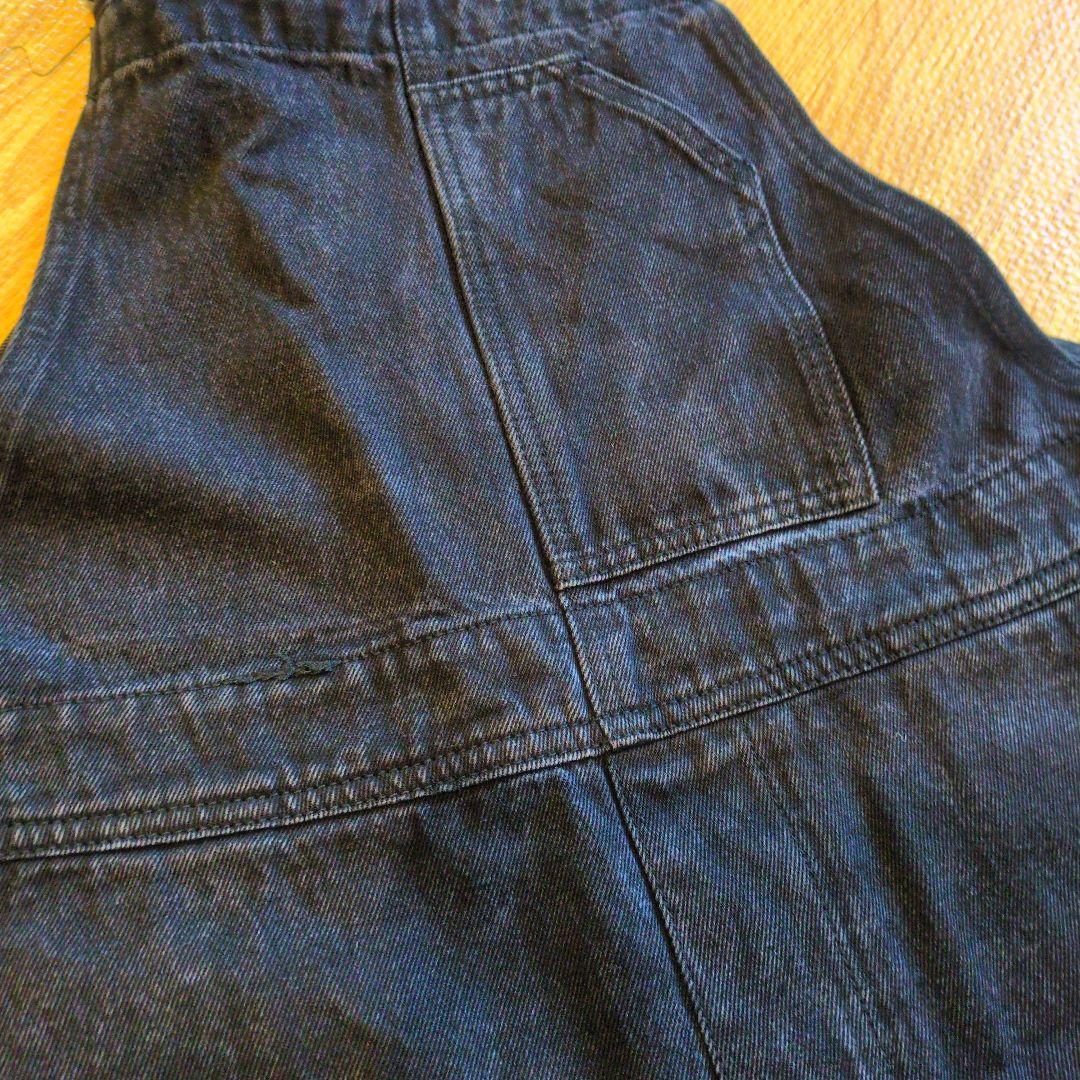 デニムサロペット　ブラック　GALLARDAGALANTE(ガリャルダガランテ