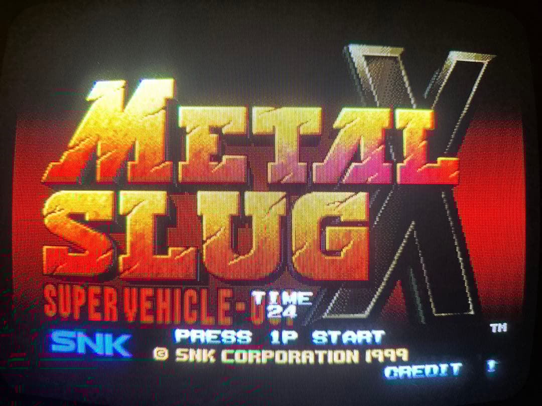 SNKMVS メタルスラッグXカセットです。