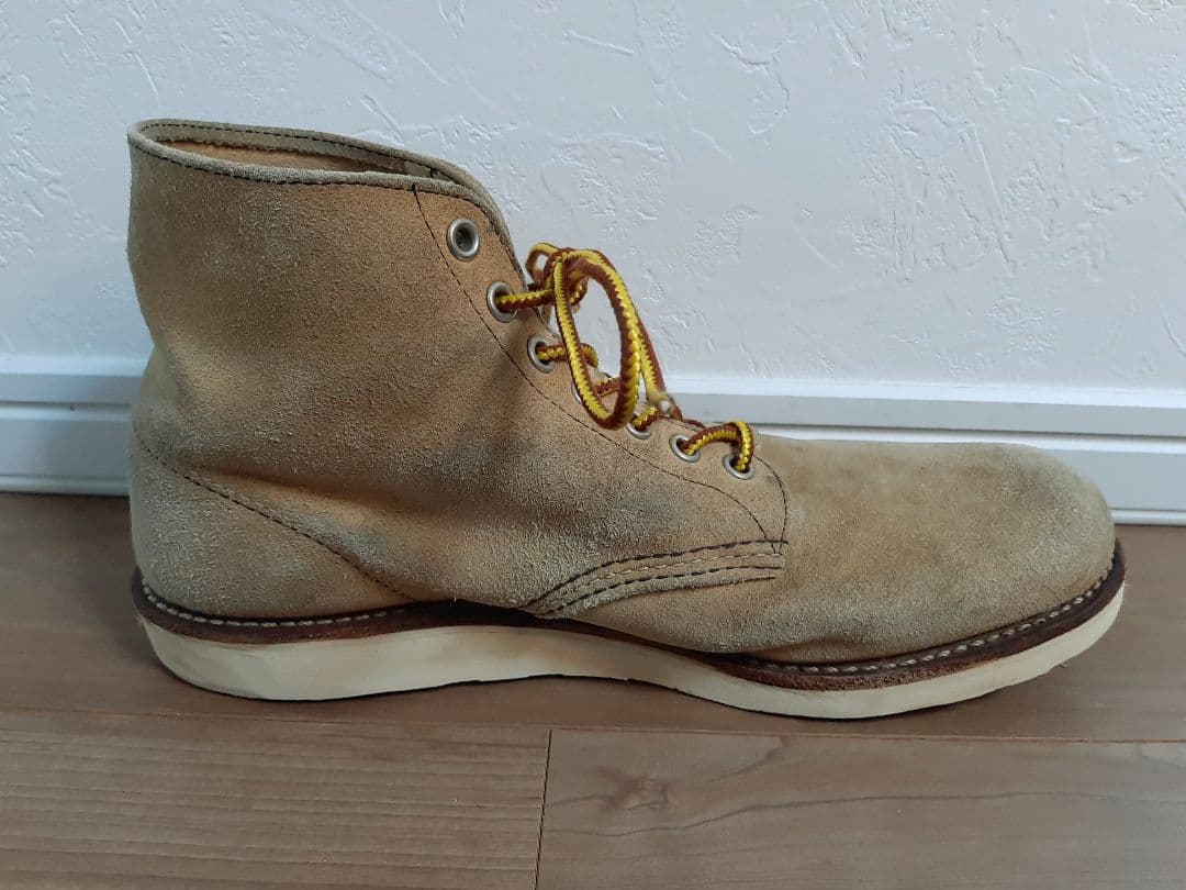 レッドウィング　８１６７　サイズ１０Ｄ　２８センチ ベージュ スエード