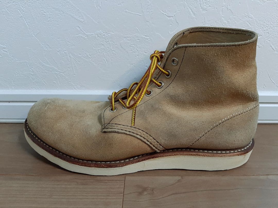 レッドウィング　８１６７　サイズ１０Ｄ　２８センチ ベージュ スエード
