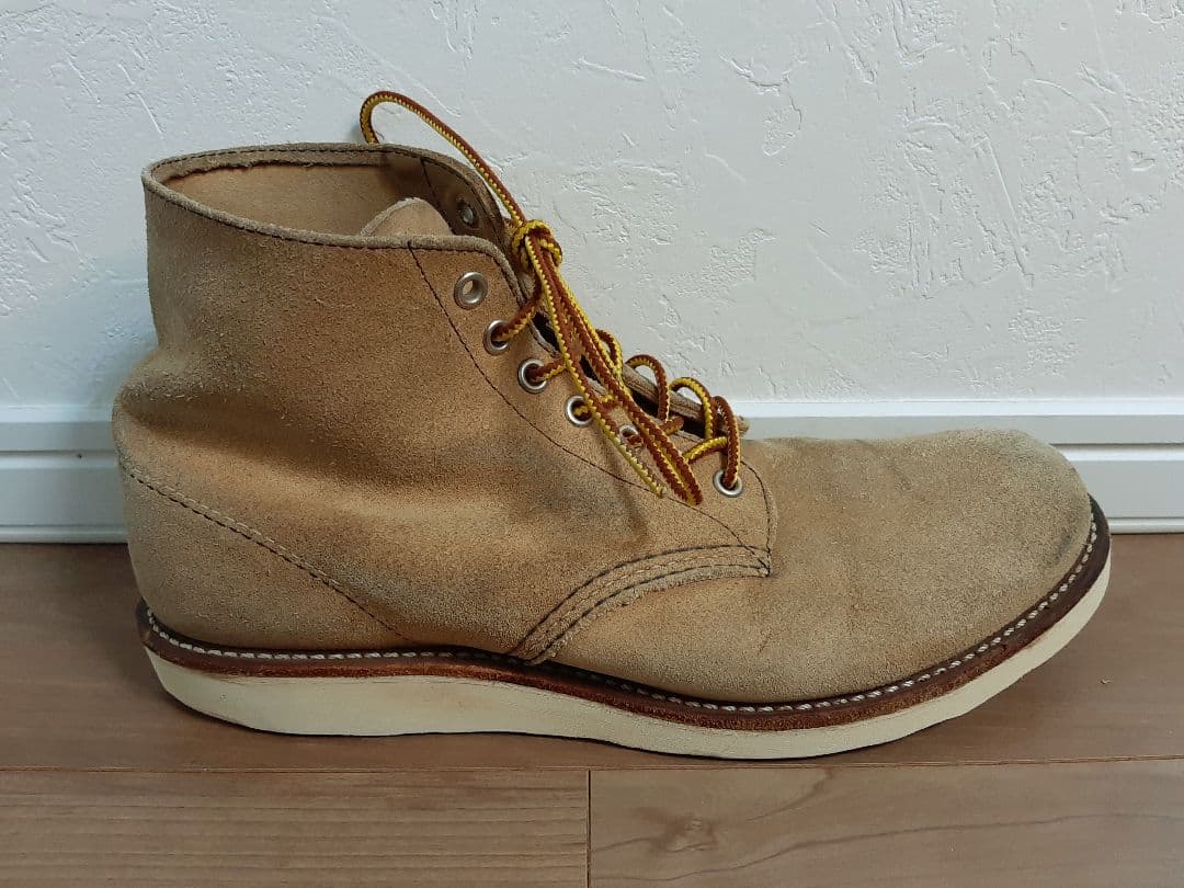 レッドウィング　８１６７　サイズ１０Ｄ　２８センチ ベージュ スエード