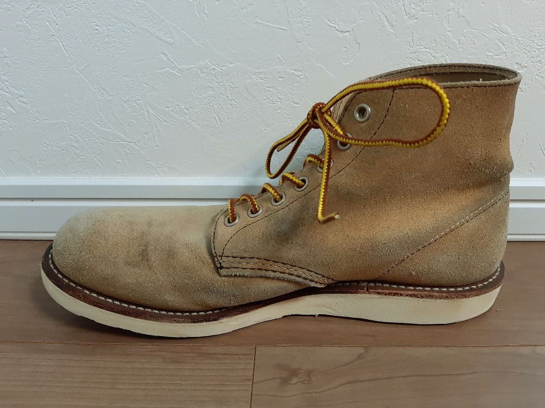 レッドウィング　８１６７　サイズ１０Ｄ　２８センチ ベージュ スエード