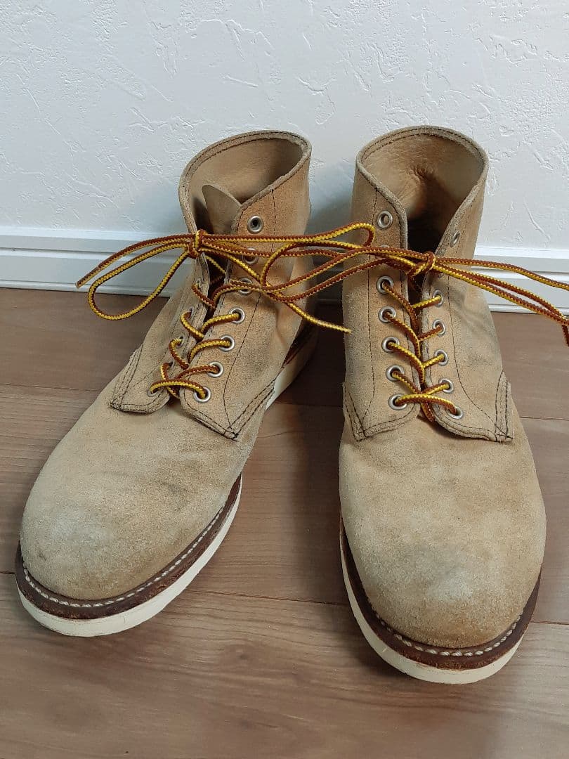 レッドウィング　８１６７　サイズ１０Ｄ　２８センチ ベージュ スエード