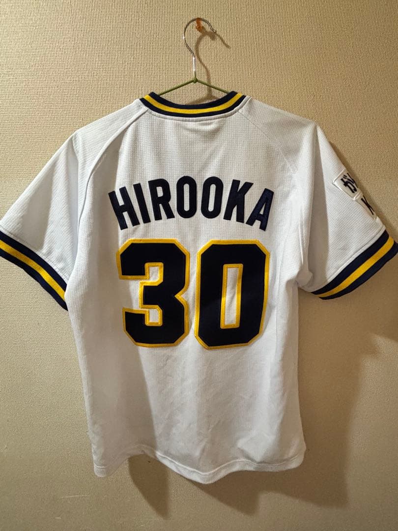 オリックス　廣岡大志　ユニフォーム　BlueWave　Sサイズ　ハイクオリティ