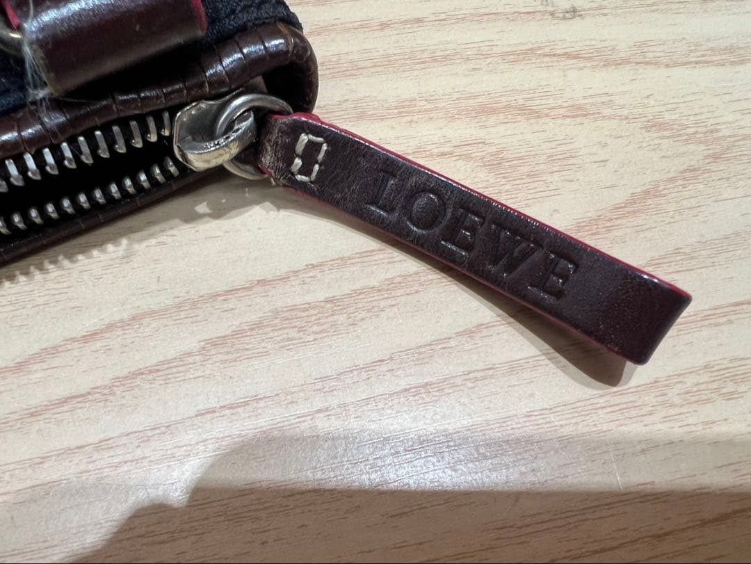 LOEWE ロエベ サコッシュ　ショルダーバッグ キャンバス　レザー　総柄　黒