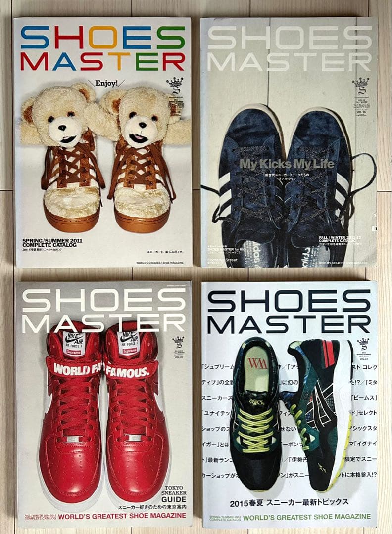 美品　雑誌　SHOES MASTER 2009-2015
