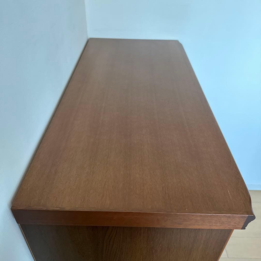 府中家具　木製ブラウンチェスト 7引き出し 幅105cm
