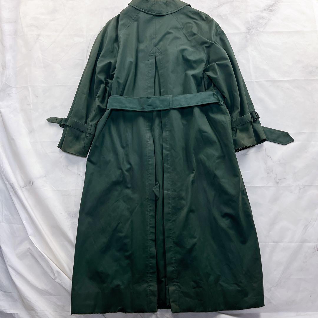 希少✨Burberry トレンチコート カーキ ノバチェック ベルト付 袖ベルト