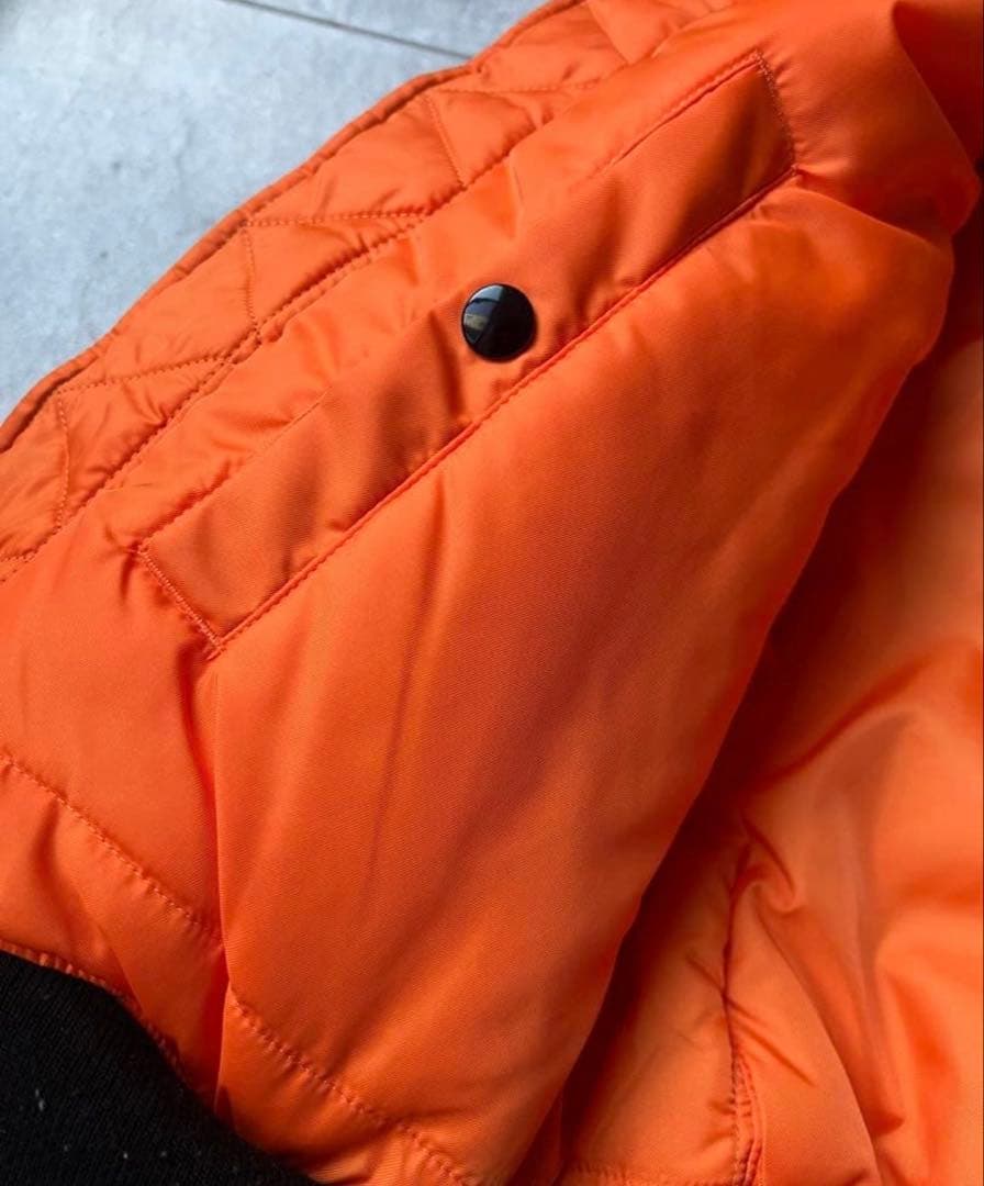 アルファ　alphaブラック MA-1 フライトジャケット