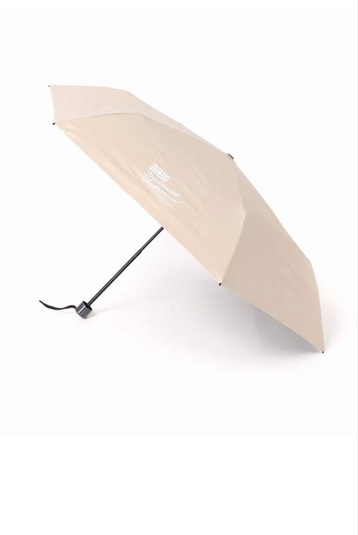 TRADITIONAL WEATHERWEAR 晴雨兼用　折り畳み傘　ベージュ