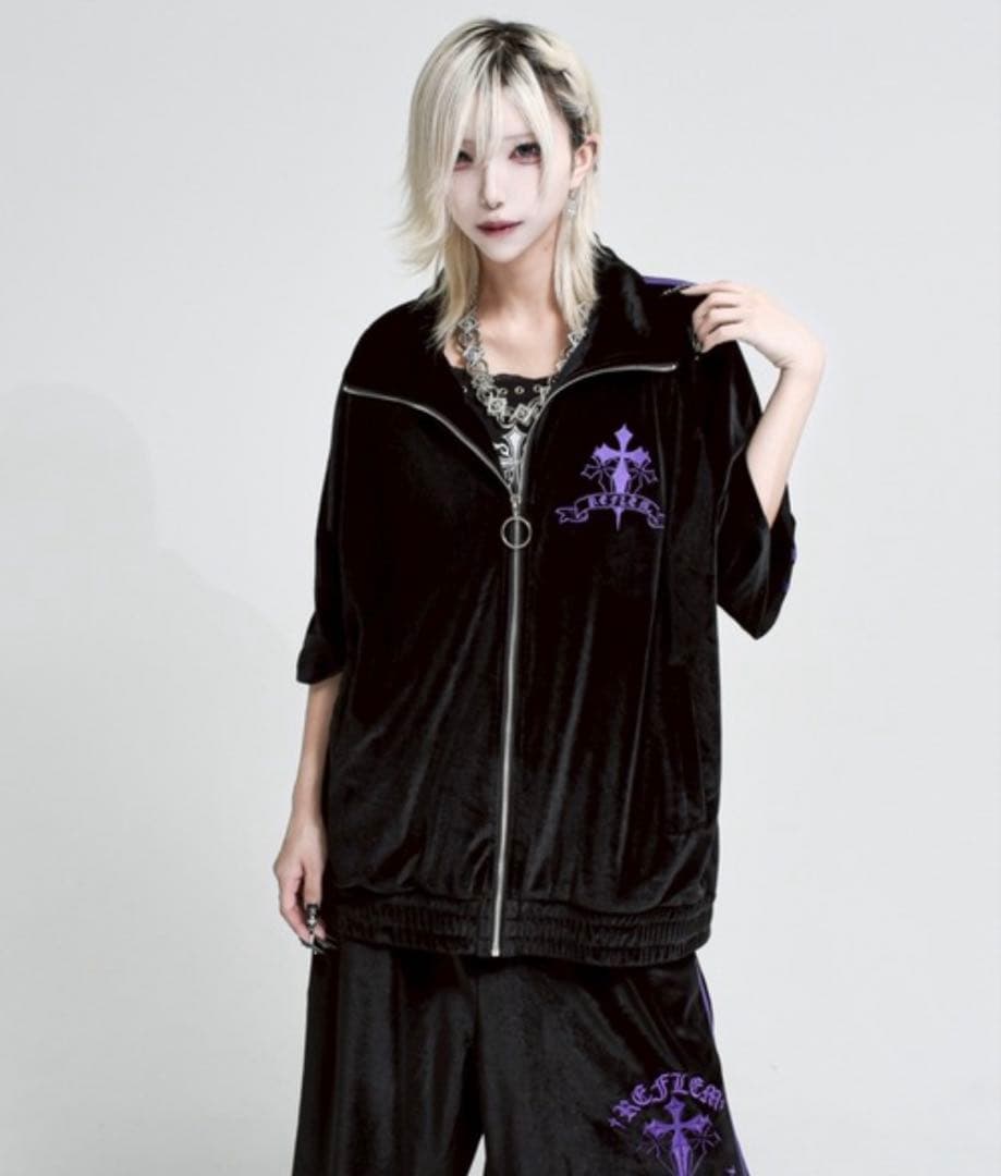 レフレム　トラックジャケットセットアップ　ベロア