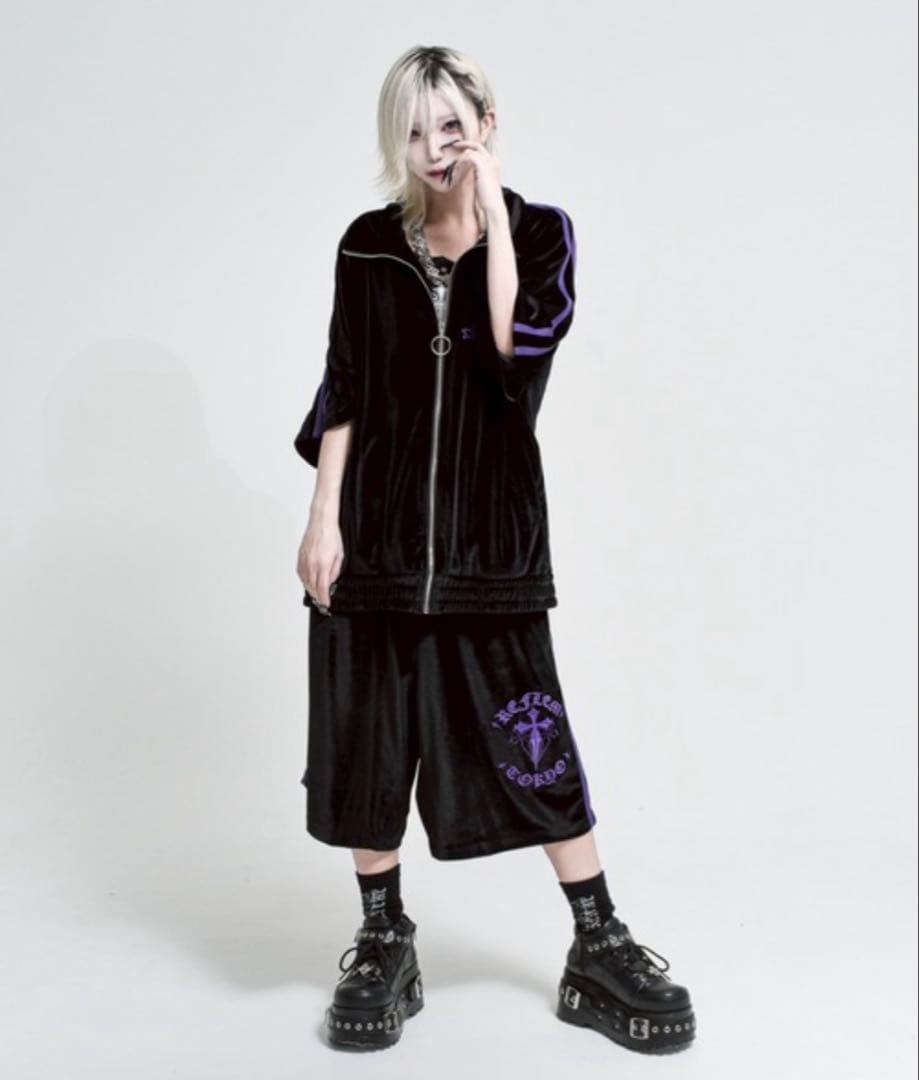 レフレム　トラックジャケットセットアップ　ベロア