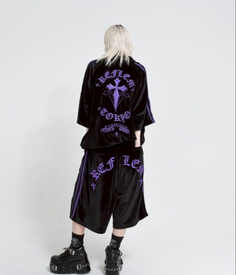 レフレム　トラックジャケットセットアップ　ベロア