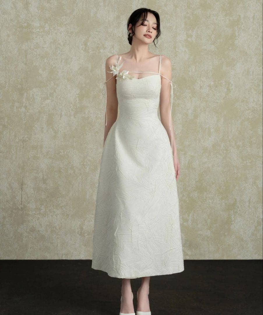 Denio ミドル丈　ドレス　ワンピース