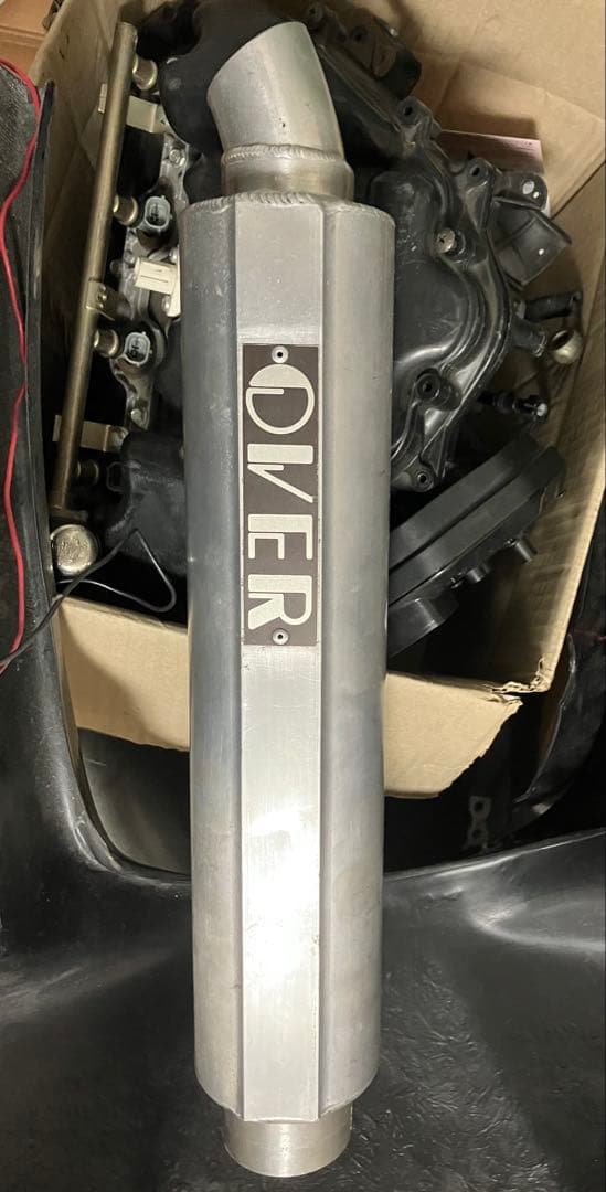 OVER サイレンサー　60.5π アルミ