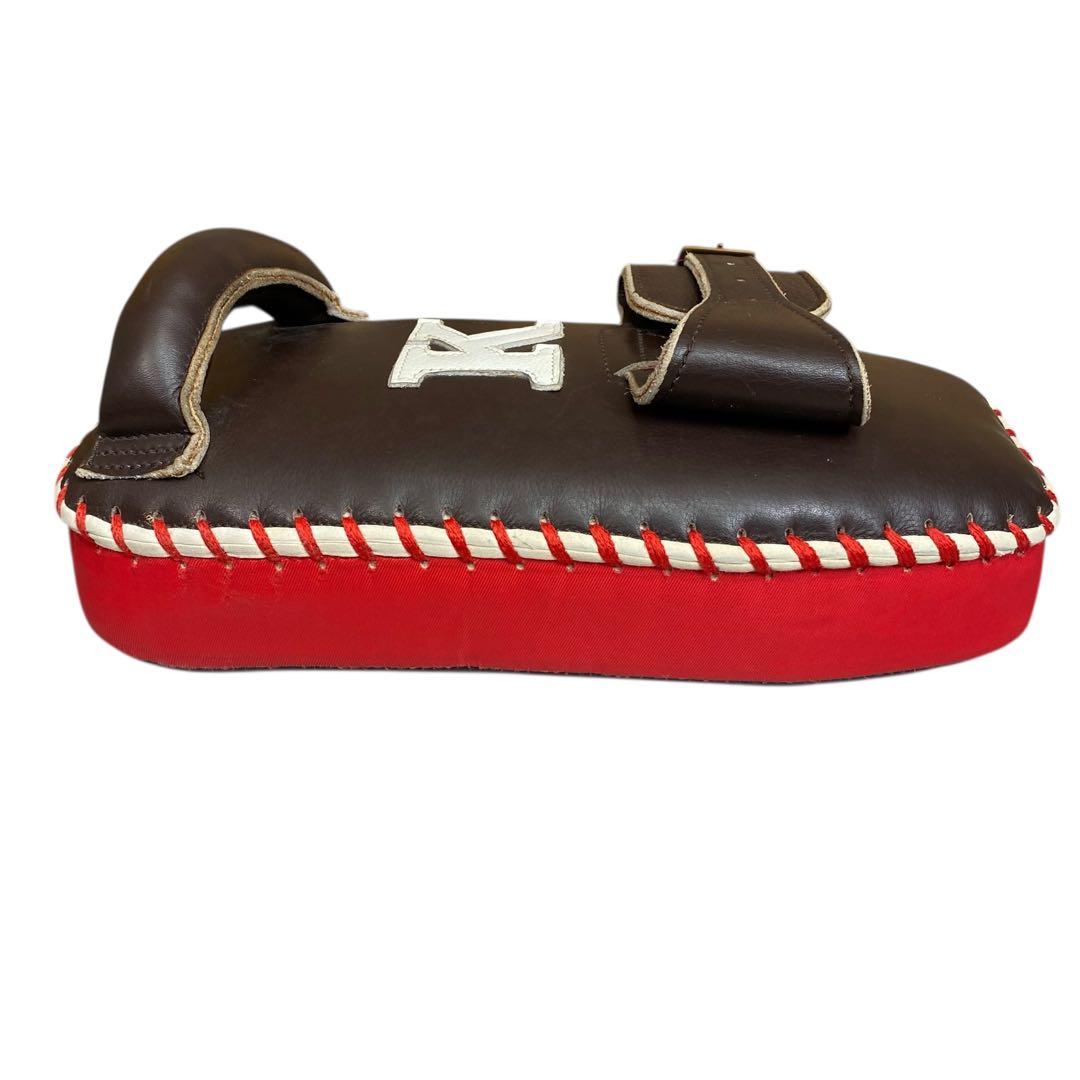 【希少】K キックミット レザー ブラウン プロ仕様