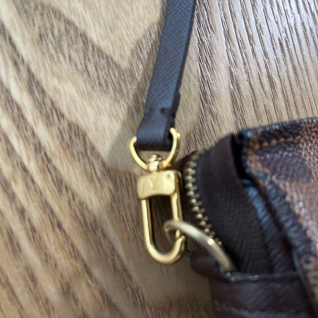 LOUIS VUITTON ダミエ・トゥルース・メイクアップミニショルダーバッグ