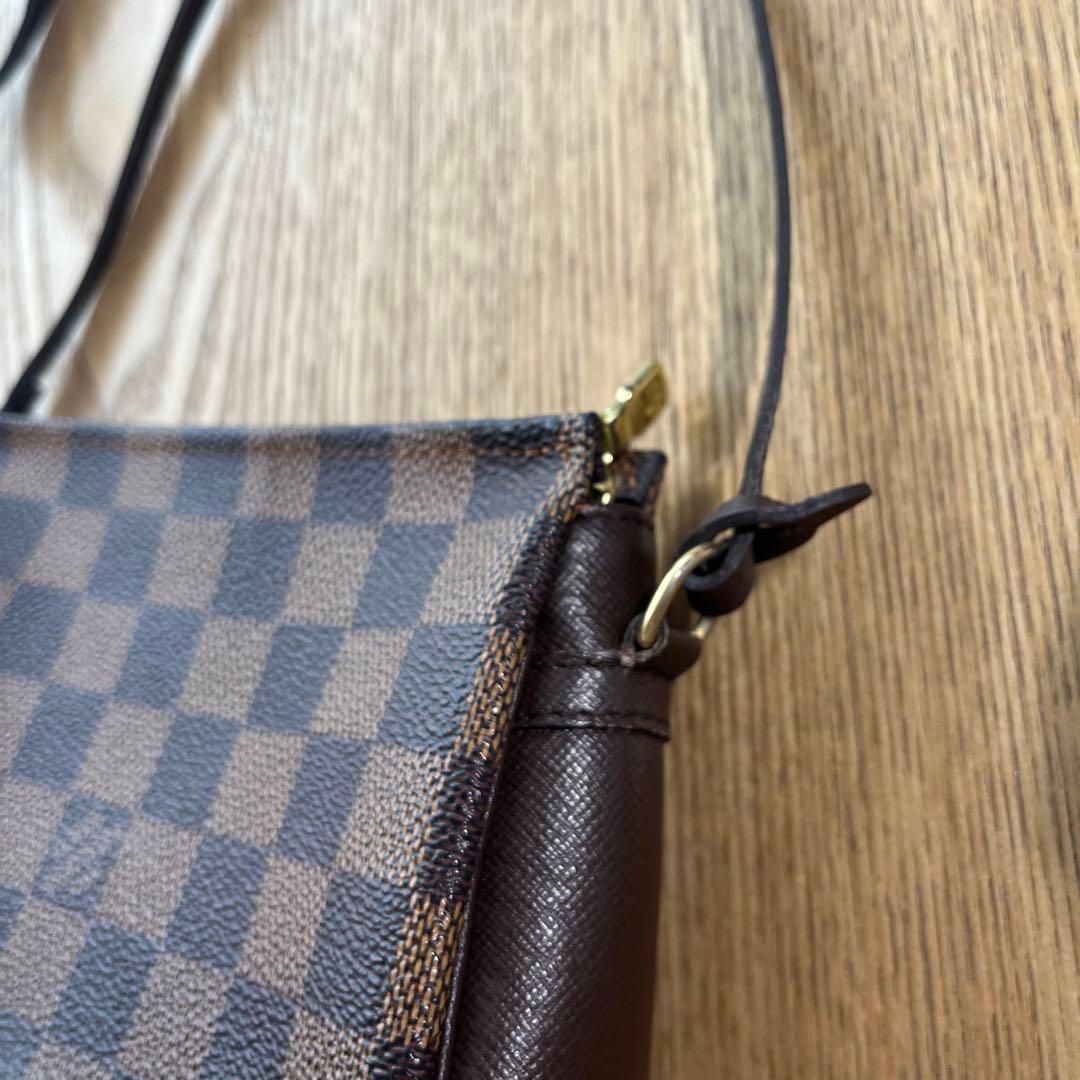 LOUIS VUITTON ダミエ・トゥルース・メイクアップミニショルダーバッグ