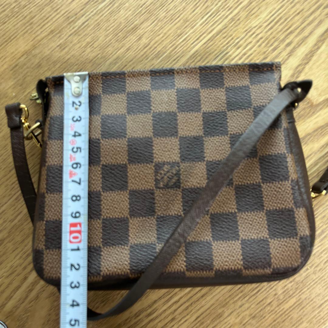 LOUIS VUITTON ダミエ・トゥルース・メイクアップミニショルダーバッグ