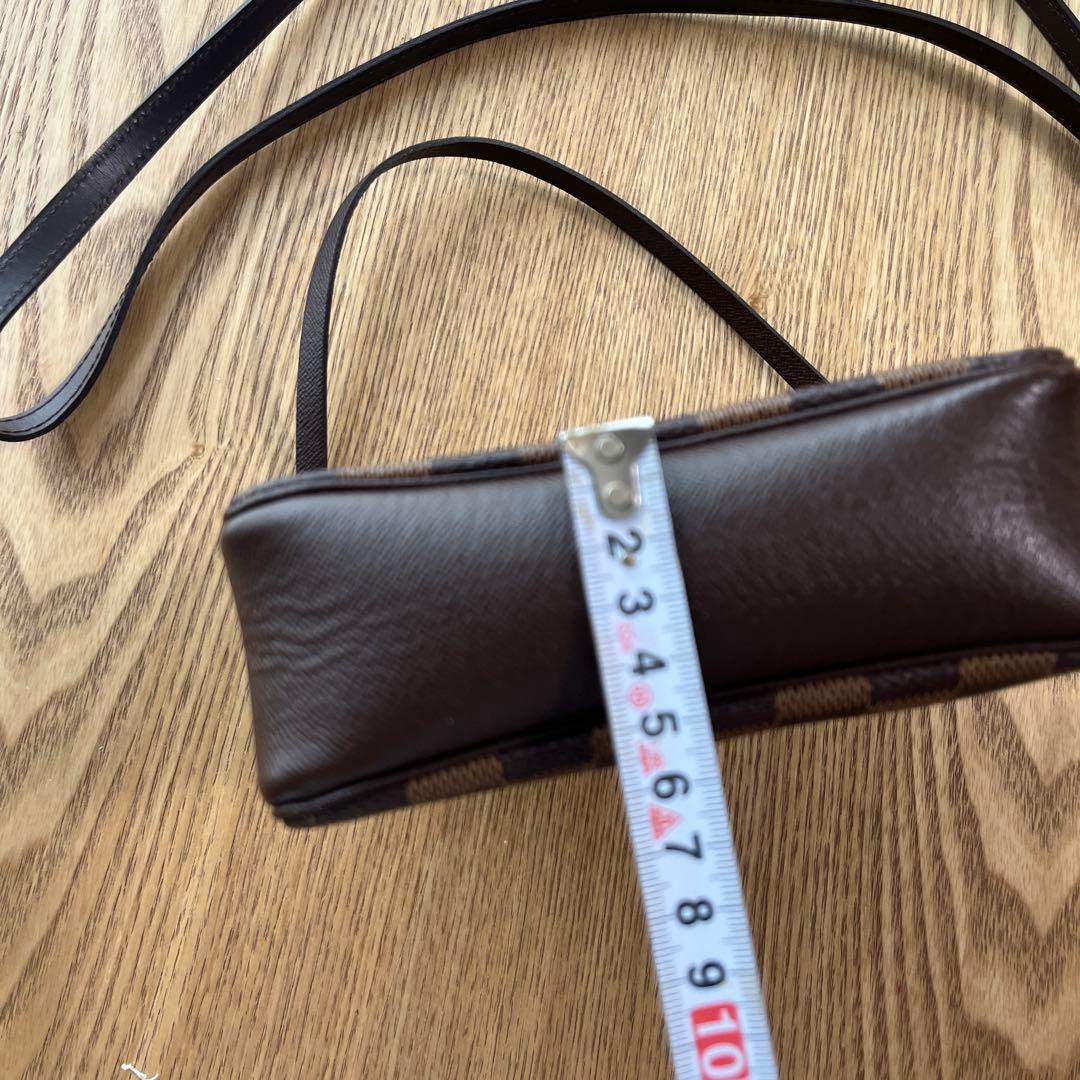 LOUIS VUITTON ダミエ・トゥルース・メイクアップミニショルダーバッグ