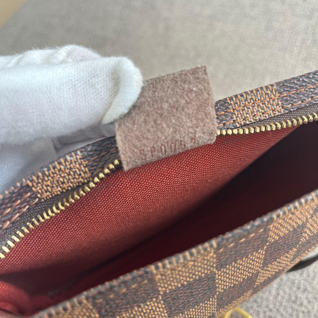 LOUIS VUITTON ダミエ・トゥルース・メイクアップミニショルダーバッグ