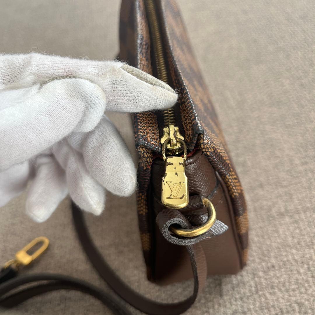 LOUIS VUITTON ダミエ・トゥルース・メイクアップミニショルダーバッグ