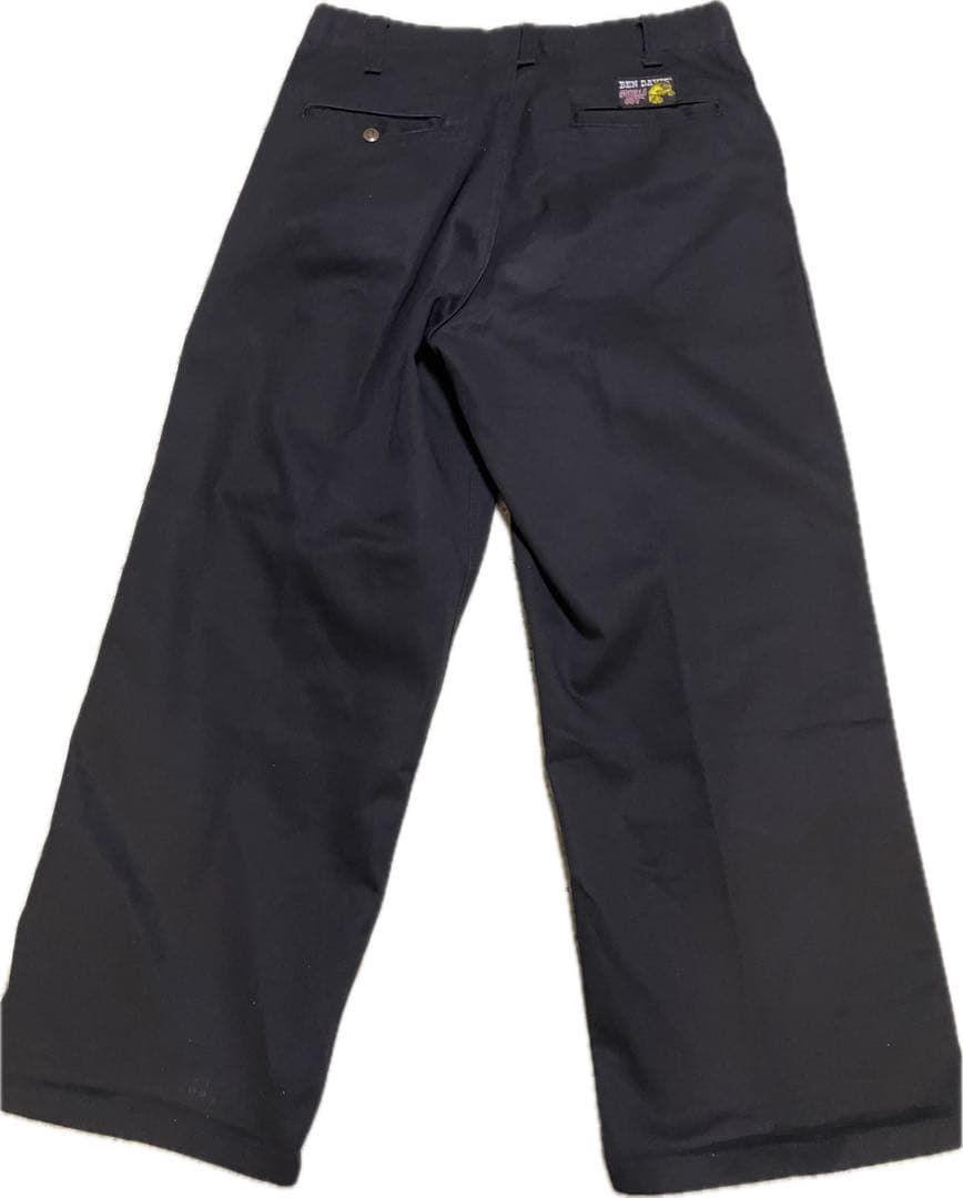 BEN DAVIS GORILLA CUT ブラック ワークパンツ